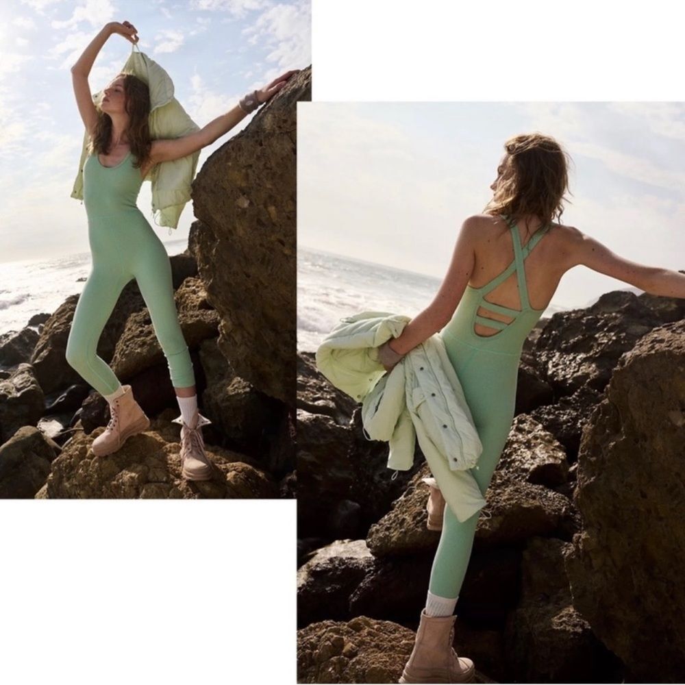 FREE PEOPLE NWT Free Throw One Piece *Sage Brush S